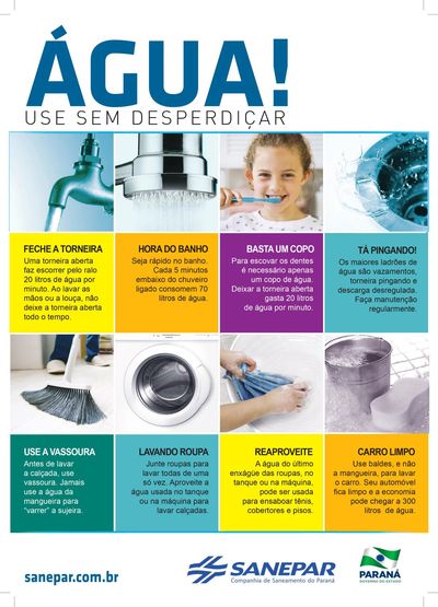 Falta de Ã¡gua em Laranjeiras do Sul atÃ© segunda-feira